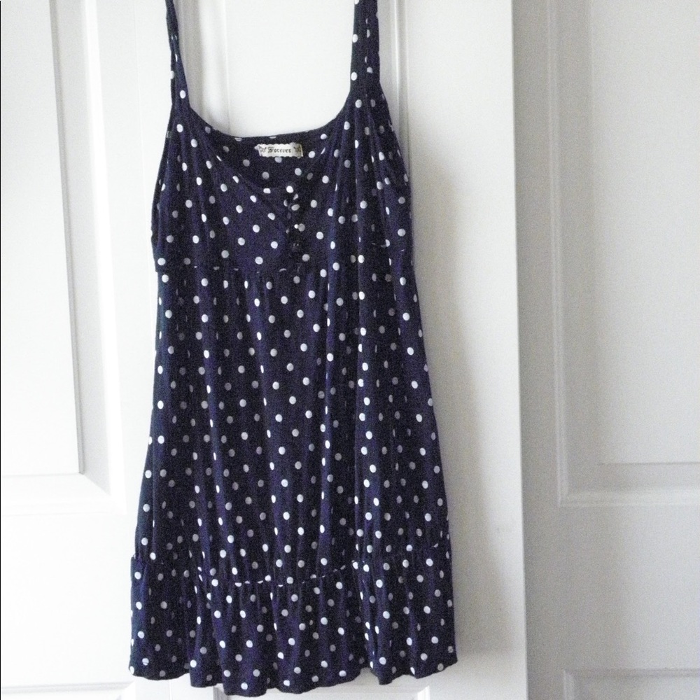 Forever 21 Polka Dot Tunic - EUC