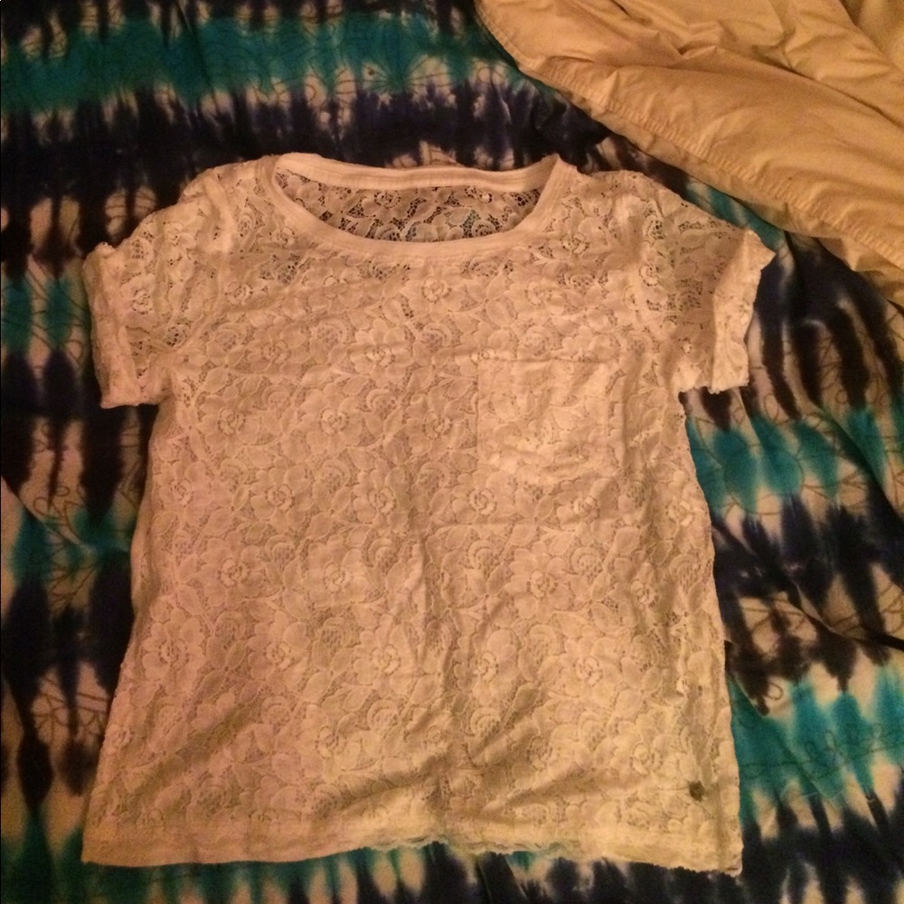 Hollister lace top perfect condition