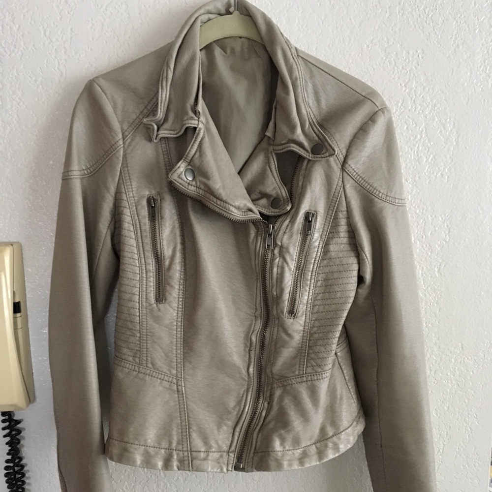 Free People “Vegan” Leather Jacket
