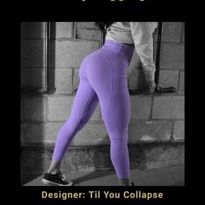 Til You Collapse Heart Booty Leggings