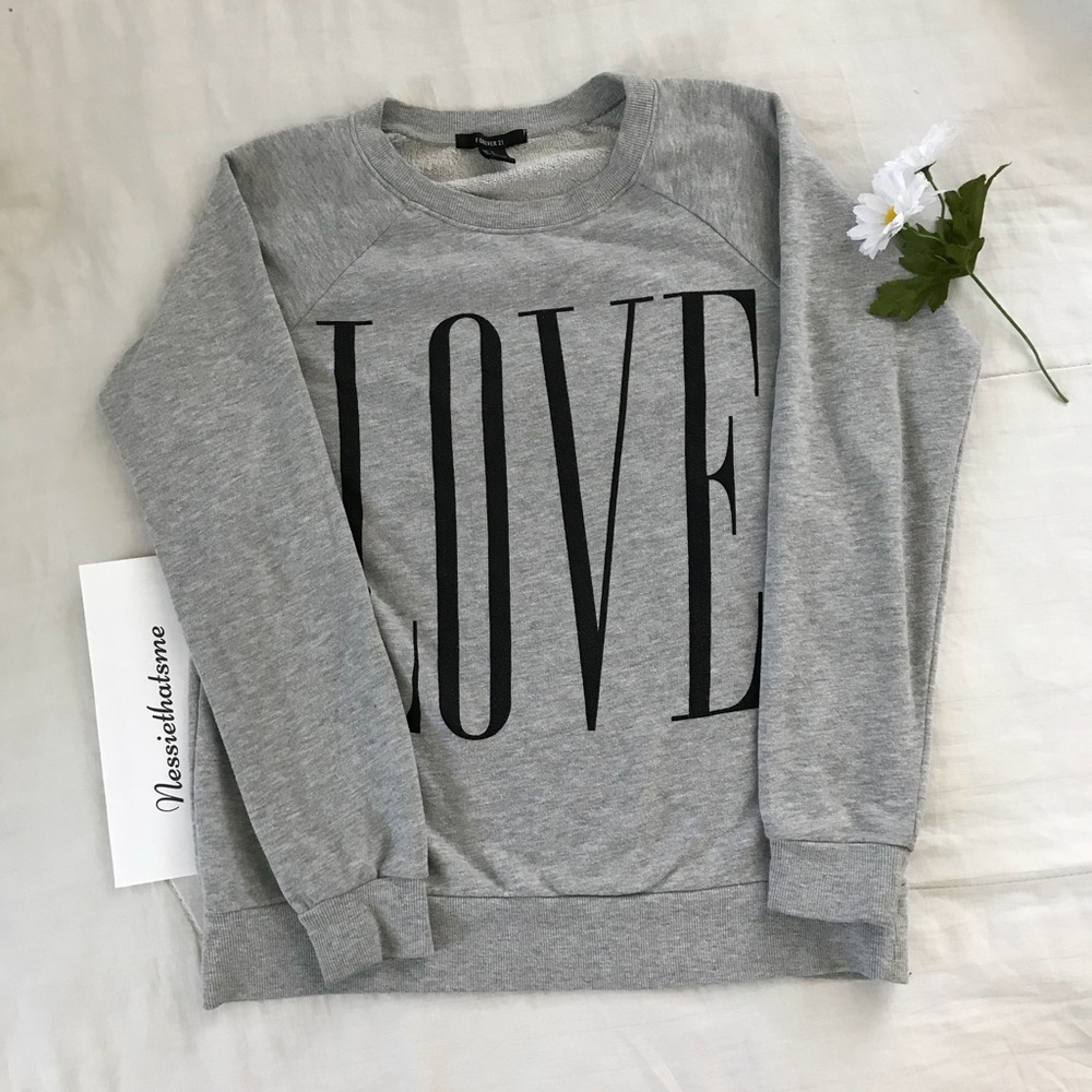 Forever 21 Grey Sweater