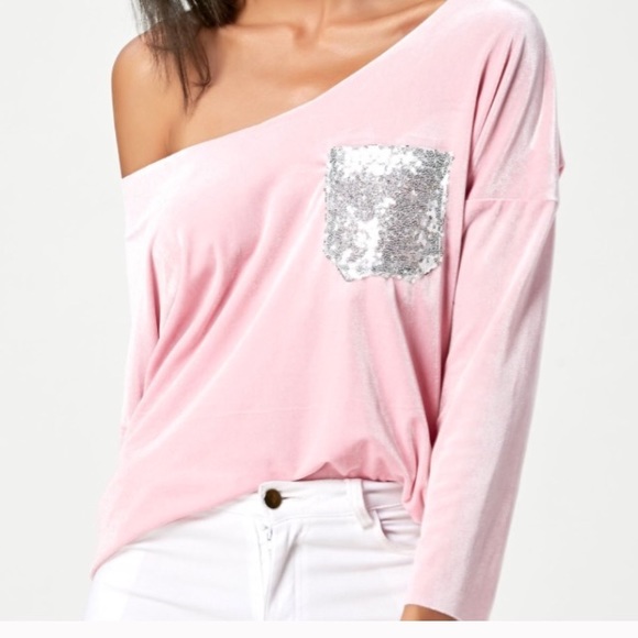 🆕 Best Top Ever! Pink Velvet NWB - Picture 3 of 6