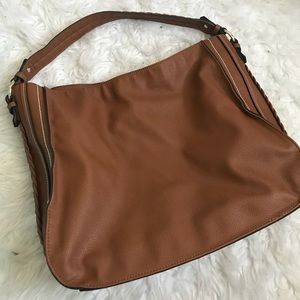 Brown hobo/tote style Forever 21 bag.