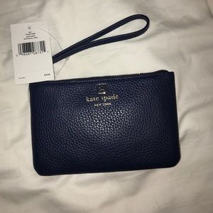 Kate Spade Bee Grant Park Wristlet in French Navy