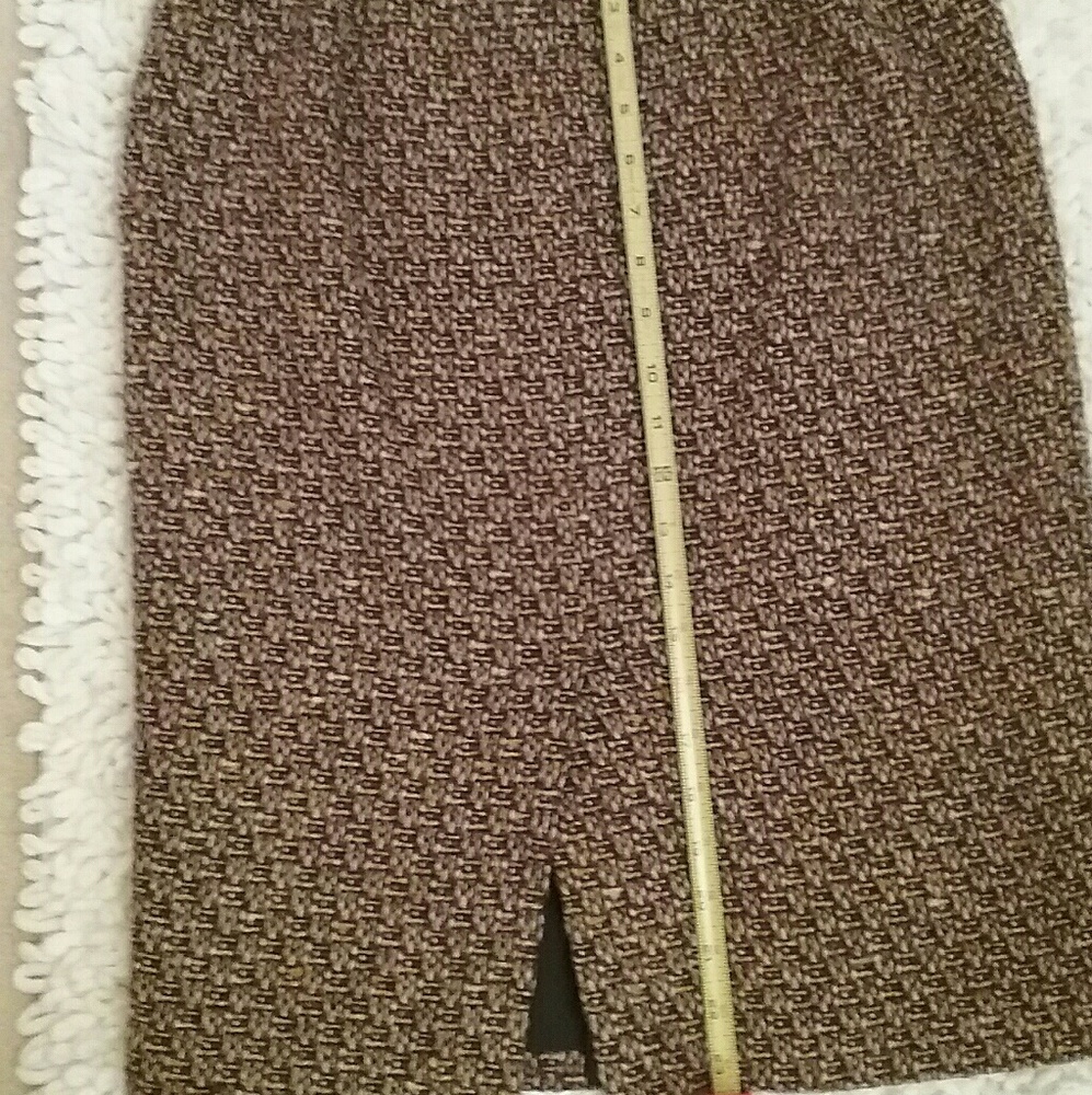 Ann Taylor LOFT tweed pencil skirt - Picture 7 of 8