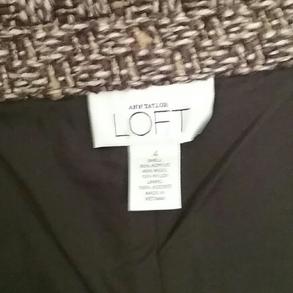 Ann Taylor LOFT tweed pencil skirt - Picture 5 of 8