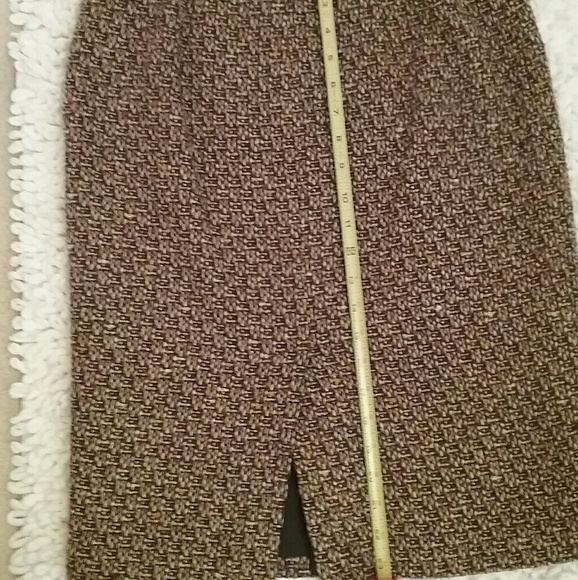 Ann Taylor LOFT tweed pencil skirt - Picture 7 of 8