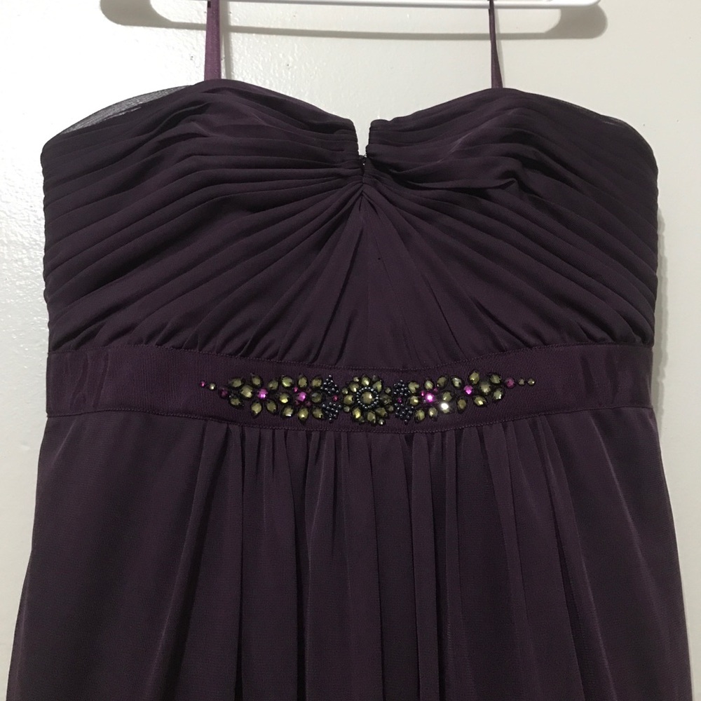 ADRIANNA PAPELL PROM DRESS PURPLE