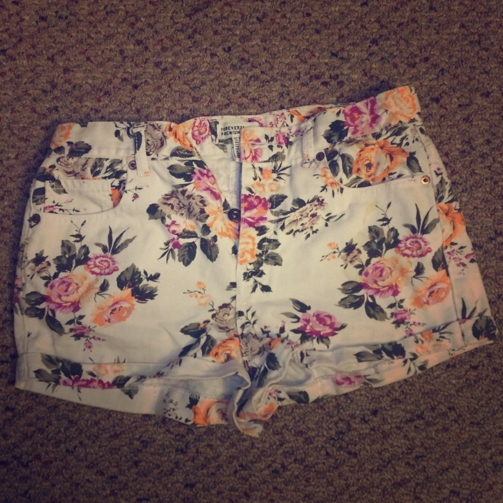 Adorable Floral Shorts