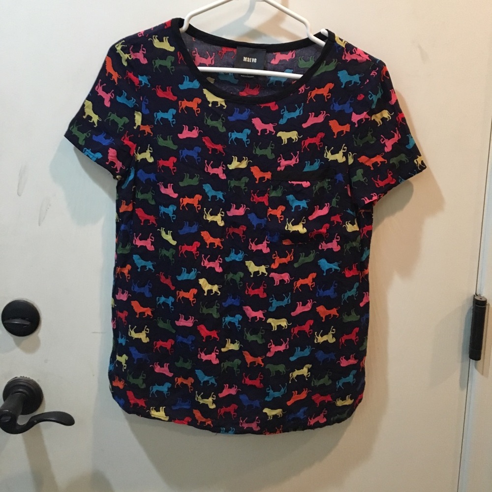Anthropologie Animal Top