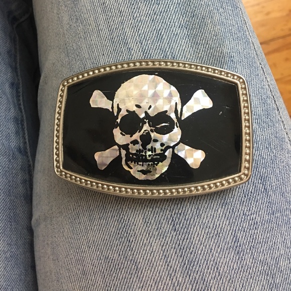 Accessories - Jolly Roger pirate belt buckle