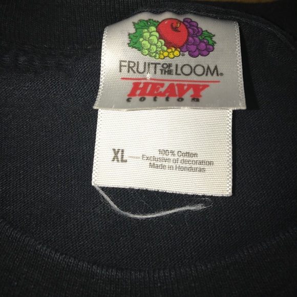 Fruit of the Loom Black T-shirt - Picture 3 of 3