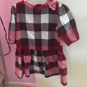 Burberry dress for toddler girls