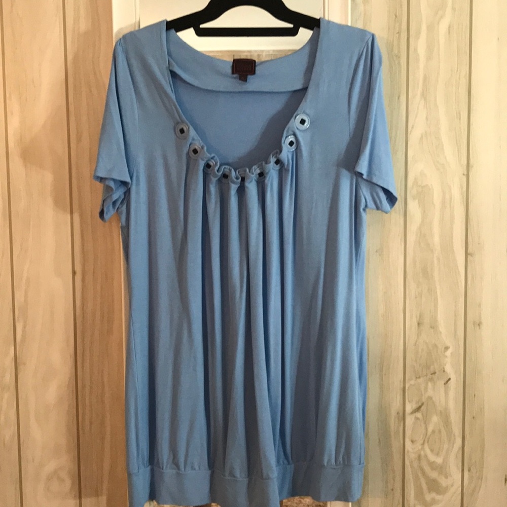 Blouse (baby blue)