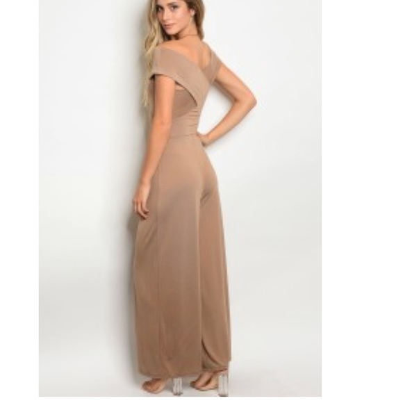 ☕️Savvy Mocha Jumpsuit 🌟Sale - Picture 4 of 4