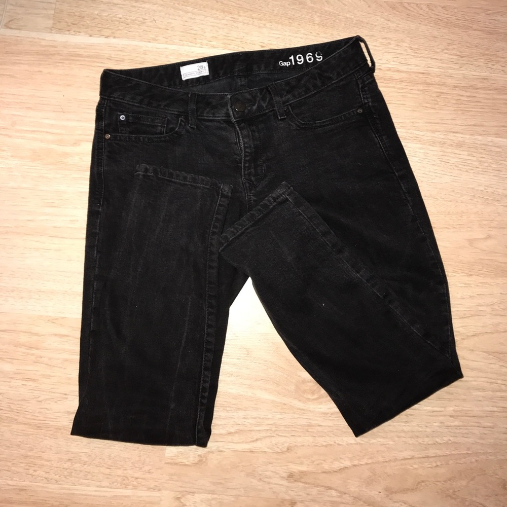 Gap 1969 Black Skinny Jeans