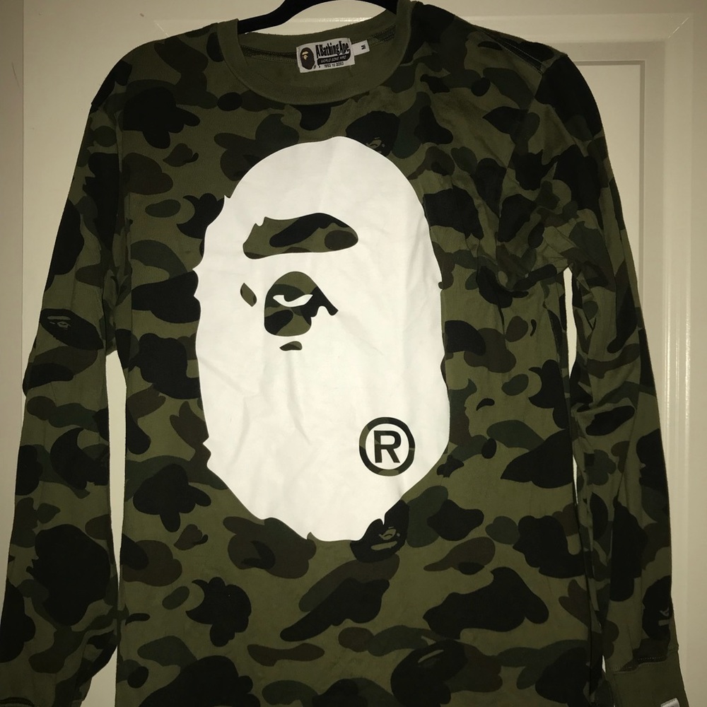 Bape longsleeve shirt