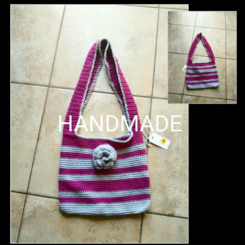 Brand New handmade crossbody bag