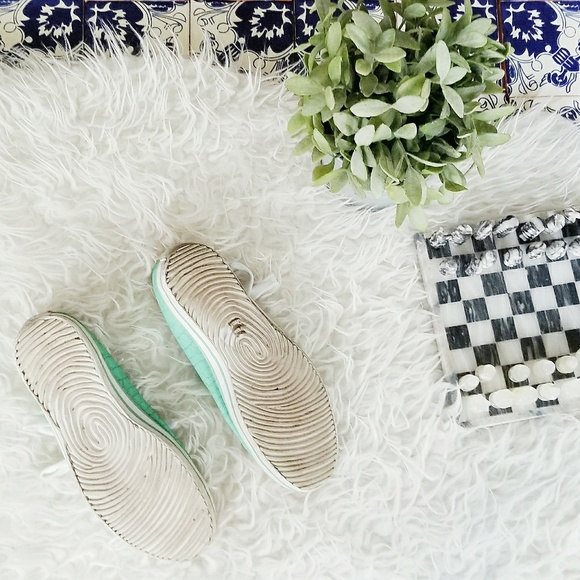 JUST CAVALLI designer green and cream sneakers - Picture 4 of 4