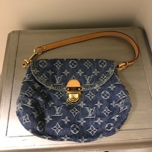 Authentic Louis Vuitton Denim Purse