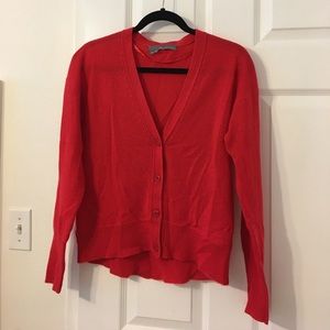 360 red cashmere sweater size medium