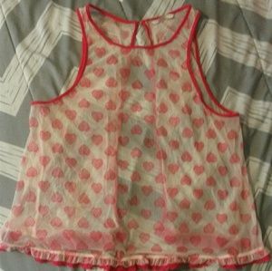 VS Red Hearts Valentine's Day Sleep Cami