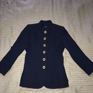YSL 100% authentic navy blue blazer size 6