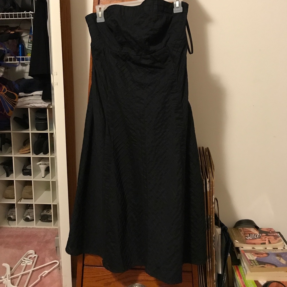 Black tube Dress - side zip - NWT