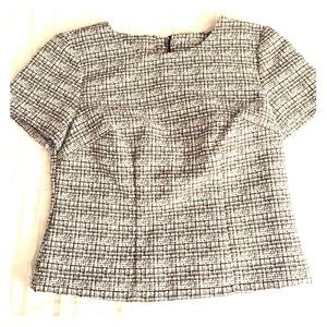 Never worn. Cropped woven top