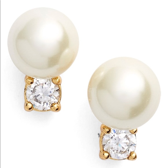 Kate Spade pearls of wisdon imitation pearl stud - Picture 4 of 8