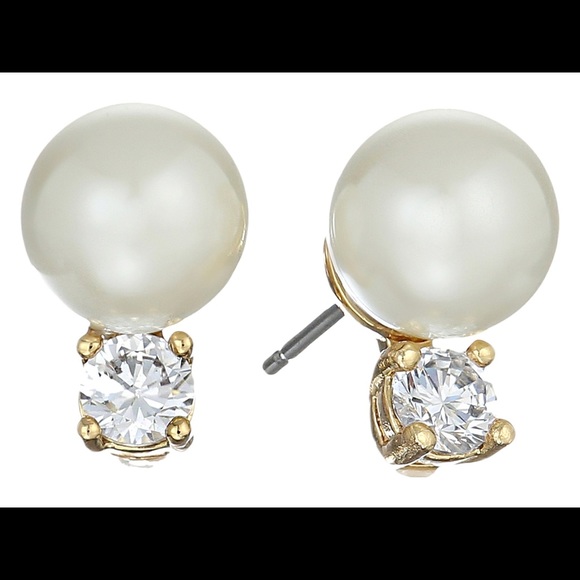Kate Spade pearls of wisdon imitation pearl stud - Picture 6 of 8
