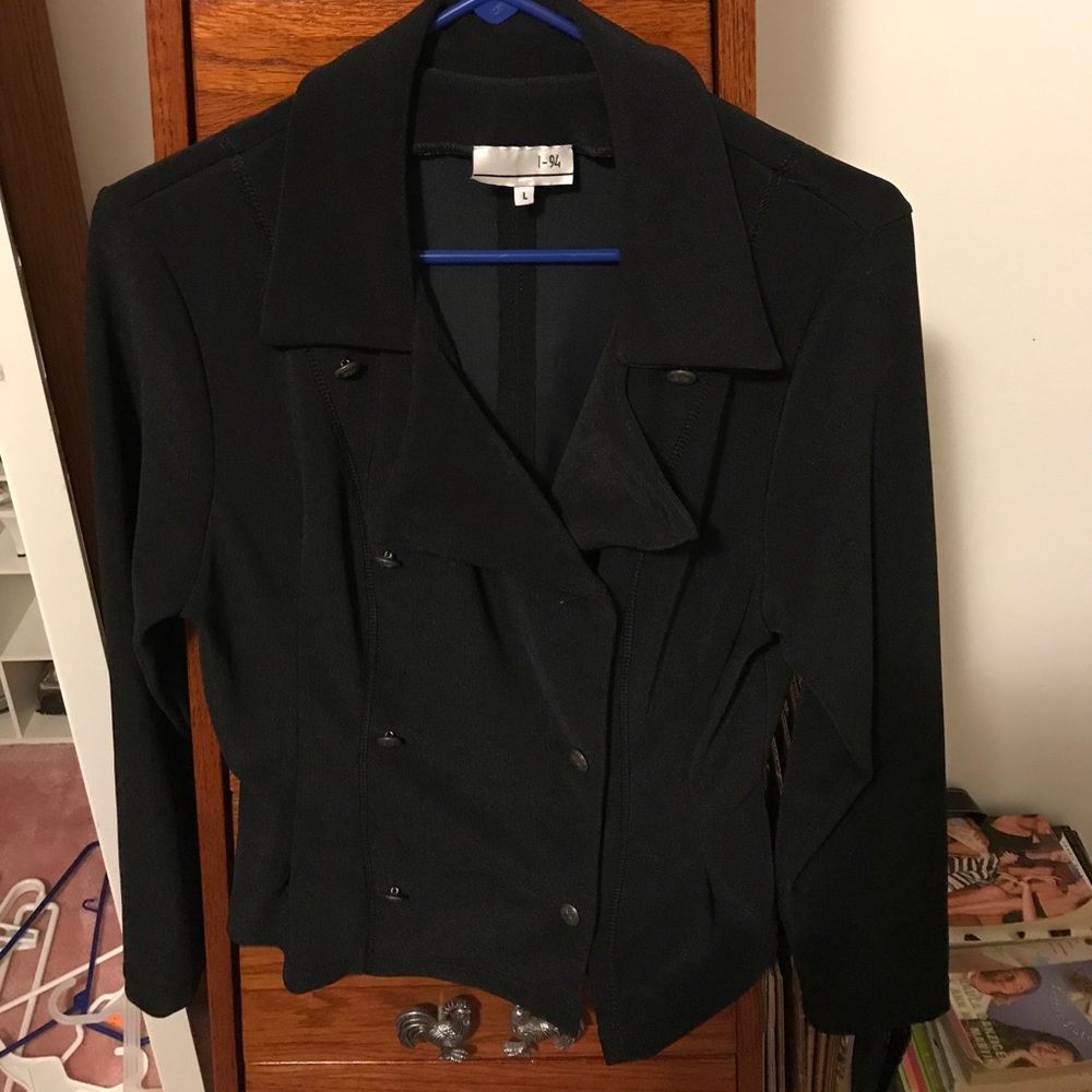 Double breasted peacoat shirt - EUC