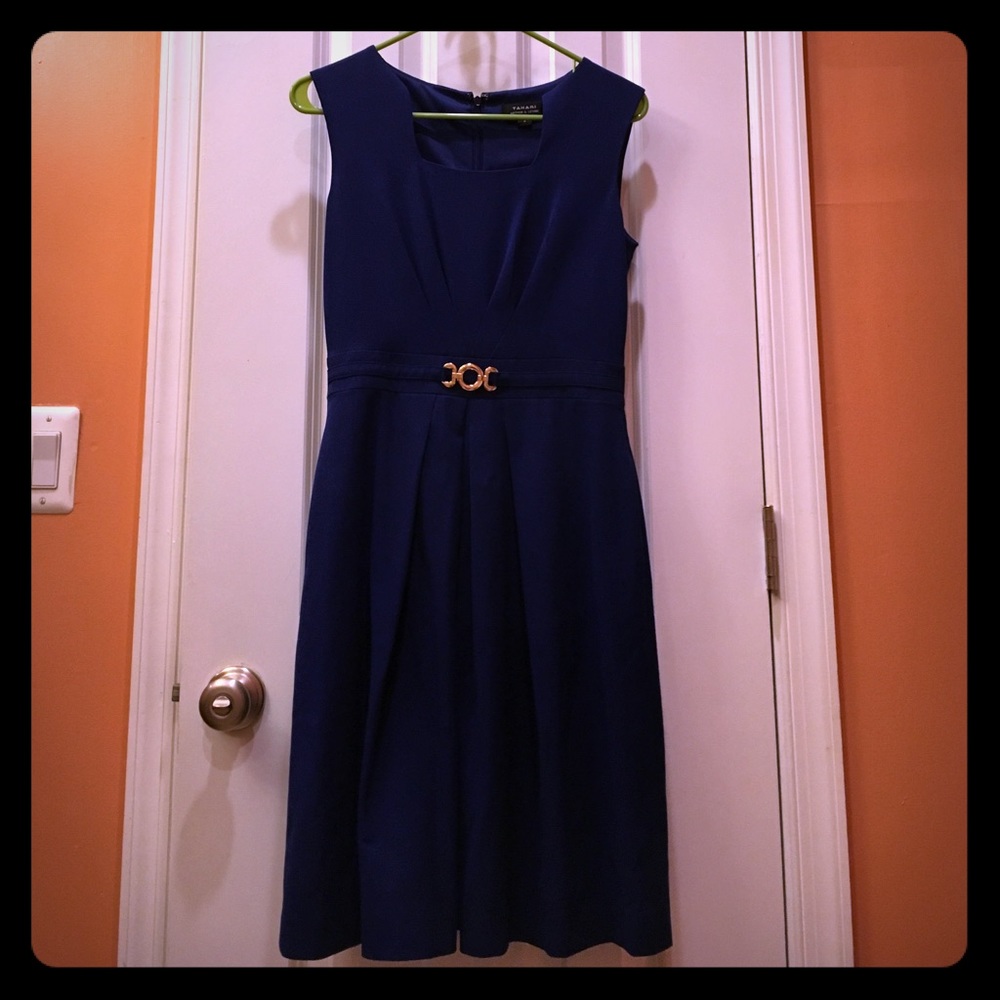 Royal blue Tahari dress