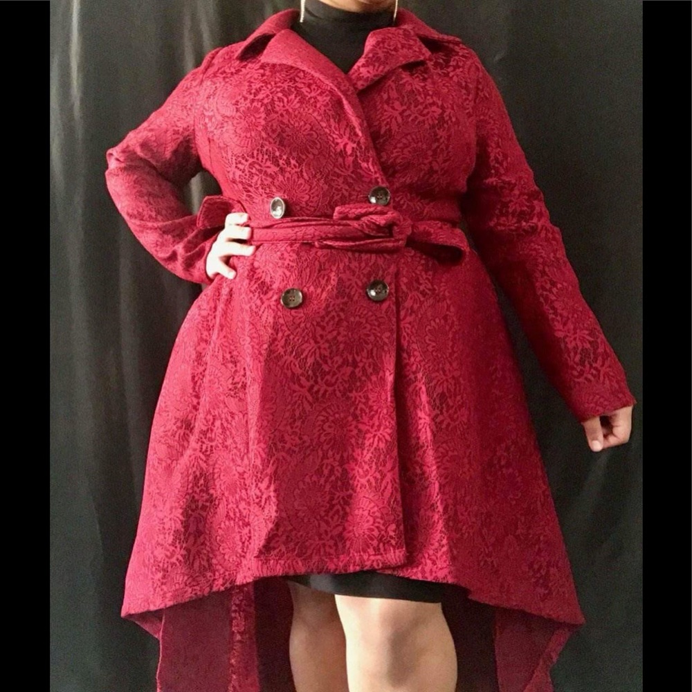 Caribbean Queen Plus Size Lace Coat