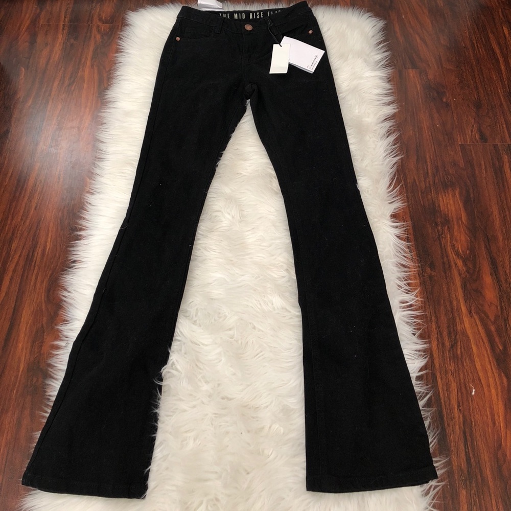 NWT cotton on bell bottom mid waist jeans pants