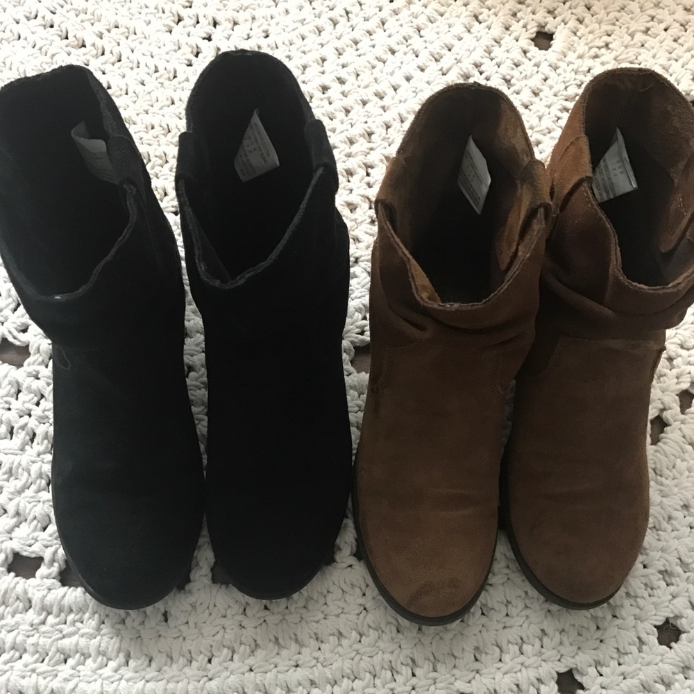 Sale! American Eagle Suede Bootie Combo-Size 7