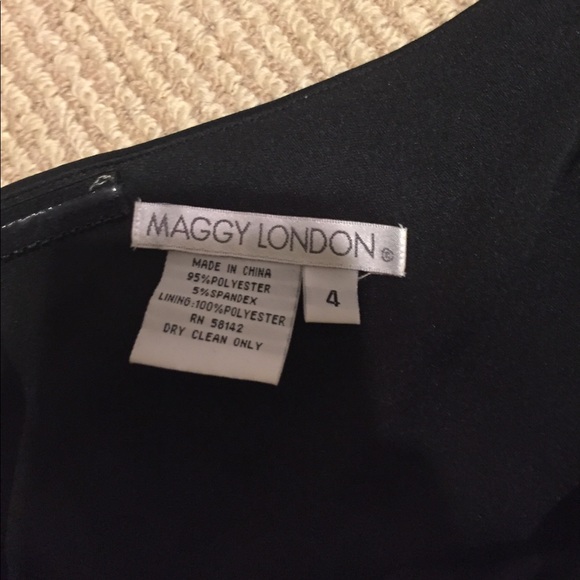 Nordstrom Maggy London One Shoulder Black Dress - Picture 3 of 5
