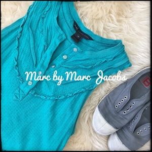 Marc by Marc Jacobs Ruffled Bib Tank Top - Small