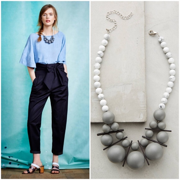 Anthropologie Jewelry - 💃2X HP💃 Anthropologie Museu Bib Necklace