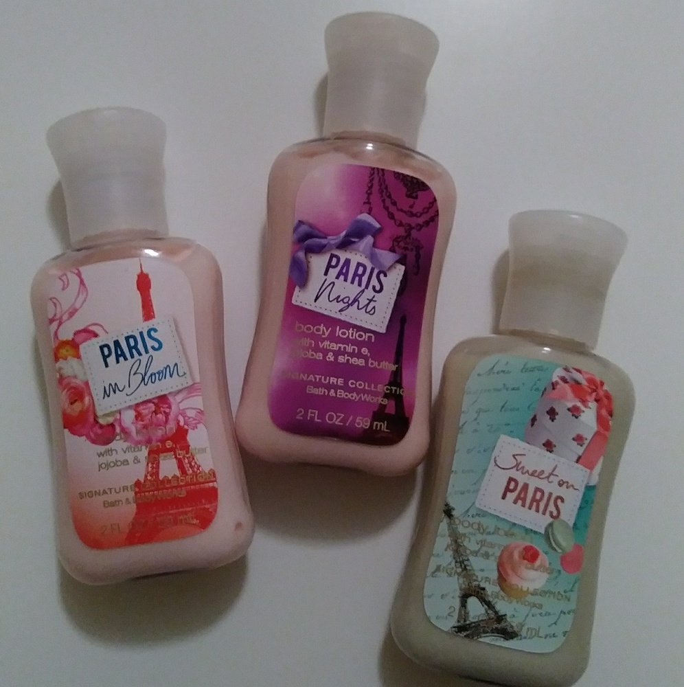 PARIS signature limited edition travel lotion