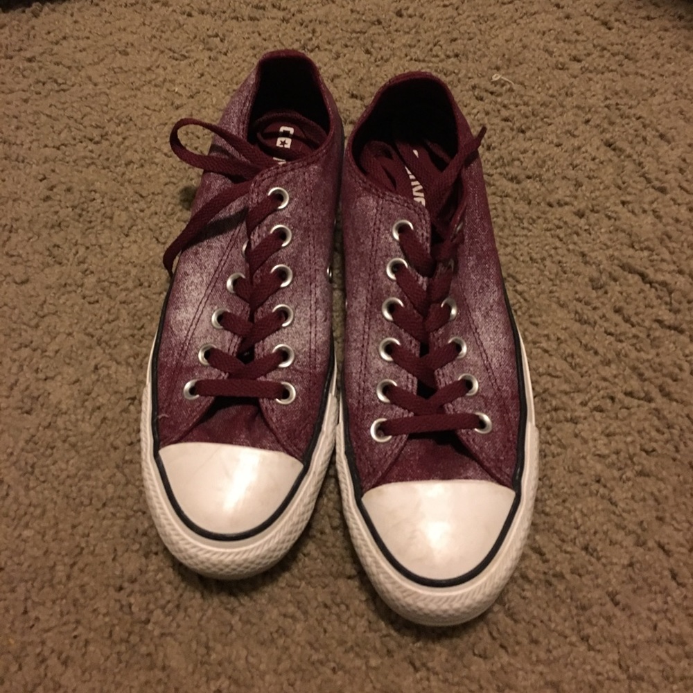 Maroon Converses