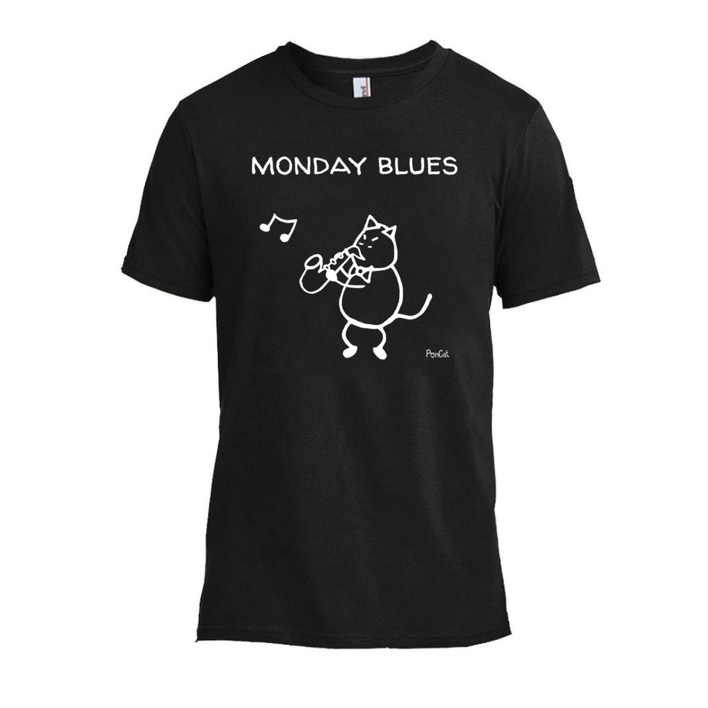 ARRIVED! :"Monday Blues" PonCat Unisex Tee
