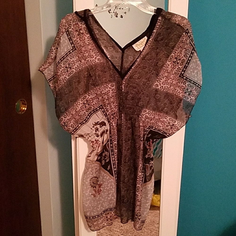 Sheer blouse