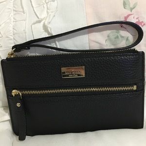 Authentic Kate Spade leather wristlet