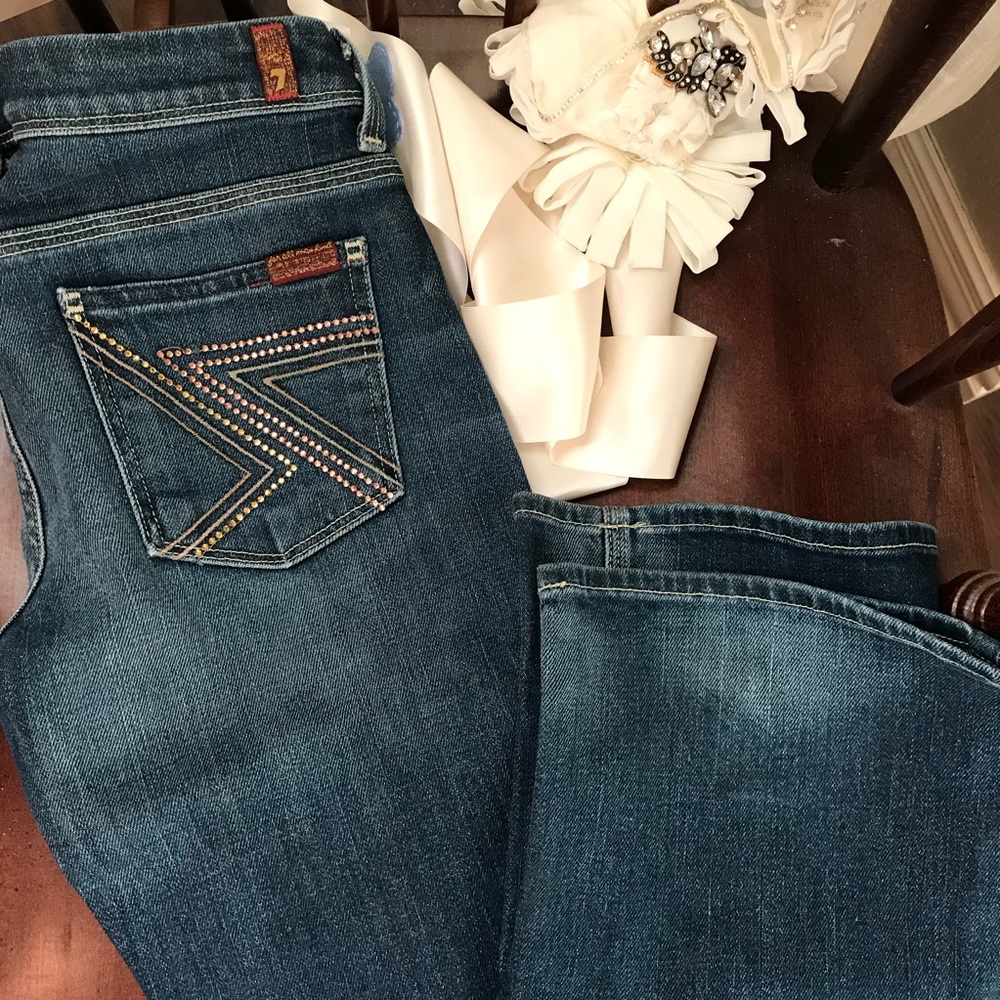 “Flynt” 7 For All Mankind jeans. Like new!!!