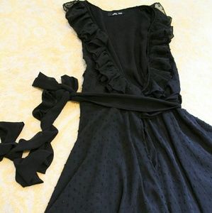 Black Wrap Dress