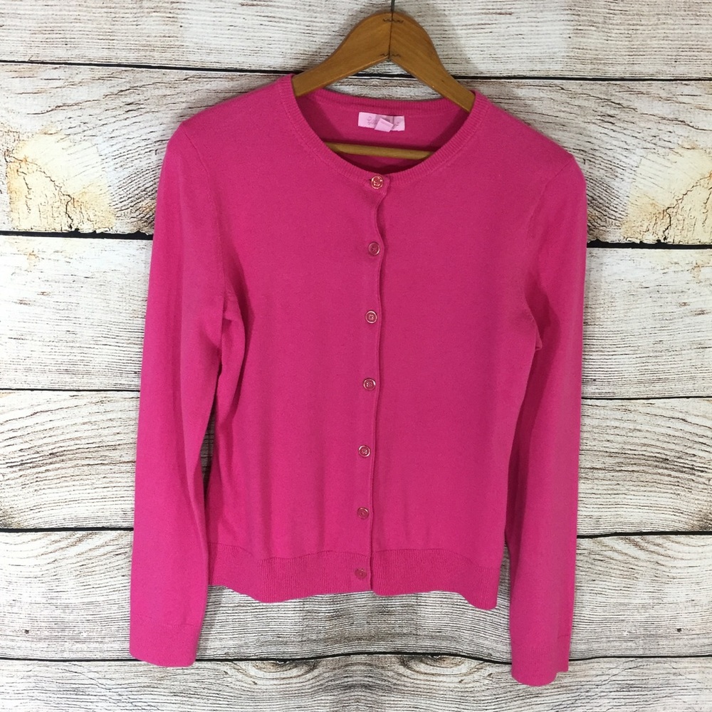 Lilly Pulitzer Cardigan & Shell Hot Pink Sz. S