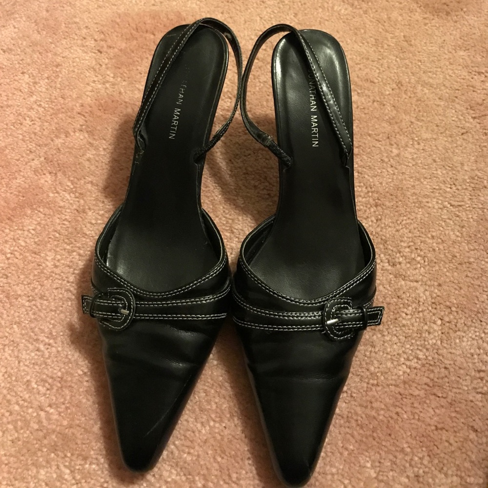 Pointy Sling Backs - EUC