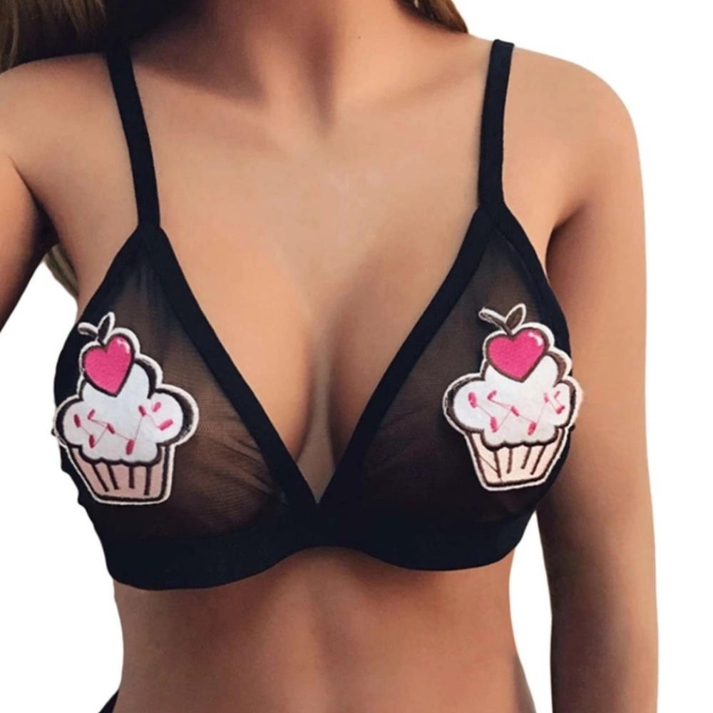 Cupcake Bralette Black