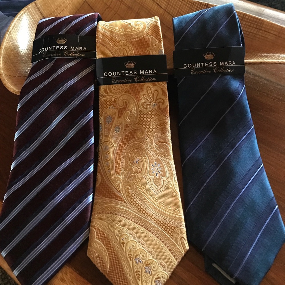 Designer Ties: price is for one tie.